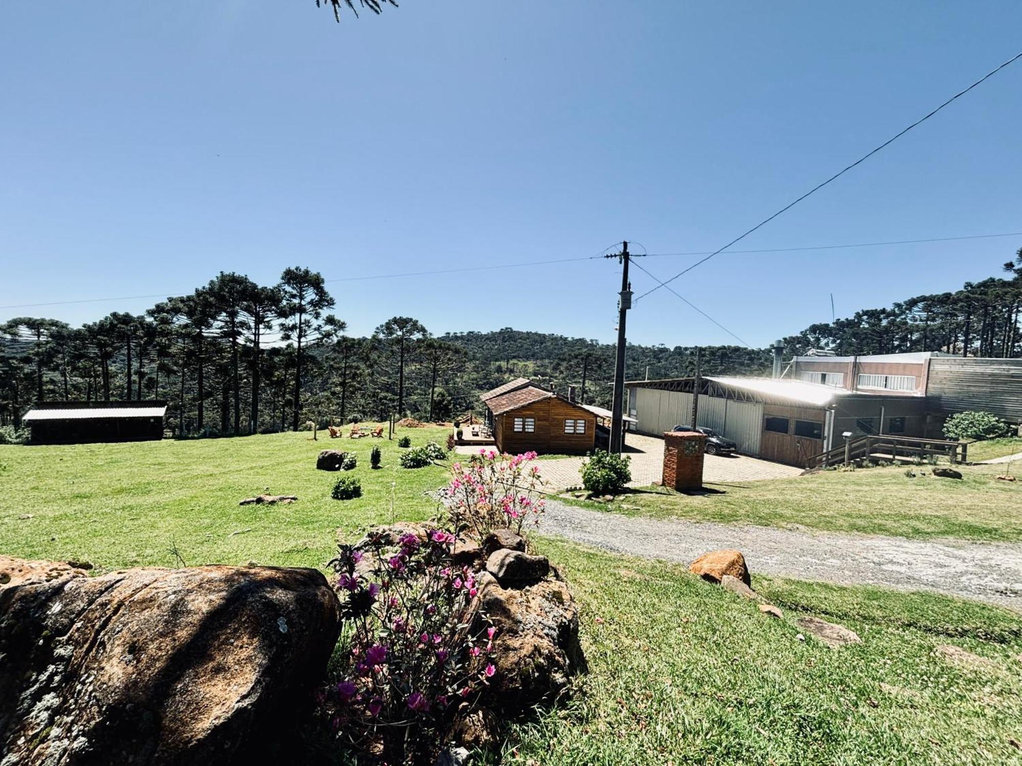Estalagem Ceu Da Montanha - Morro Da Igreja Urubici Villa Bagian luar foto